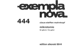 Cover for Mikrotomie : Guitar by Hal Leonard