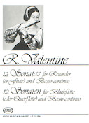 Cover for 12 Sonatas for Recorder (or Flute) and Basso Continuo : EMB by Hal Leonard