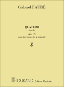 Cover for String Quartet, Op. 121 : Editions Durand by Hal Leonard