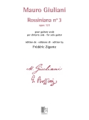 Cover for Rossiniana No. 3 Op. 121 edited by Fr&eacute;d&eacute;ric Zigante : Editions Durand by Hal Leonard