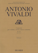 Cover for Concerto A Minor, RV 356, Op. III, No. 6 : String Orchestra by Hal Leonard