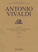 Cover for Concerto B Minor RV 580, Op. III No. 10 : String Orchestra by Hal Leonard