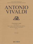 Cover for Laetatus Sum RV827 : Choral by Hal Leonard