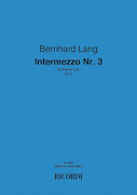 Cover for Intermezzo No. 3 : Piano Solo by Hal Leonard