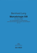 Cover for Monadologie XIII : Orchestra by Hal Leonard