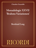 Cover for Monadologie XXVII 'Brahms-Variationen' : Ensemble by Hal Leonard