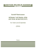Cover for Rosan I Vetrarljosi (Die Rose Im Winterlicht) : Full Score by Hal Leonard
