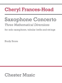 Cover for Saxophone Concerto : Study Score by Hal Leonard