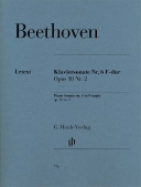 Cover for Piano Sonata No. 6 In F Major Op. 10 No. 2 Revised Edition Perahia Edition : Henle Music Folios by Hal Leonard