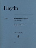 Cover for Piano Sonata In E-flat Hob. Xvi:49 : Henle Music Folios by Hal Leonard