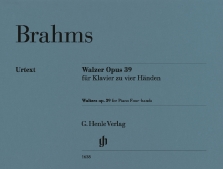 Cover for Waltzes Opus 39 : Henle Music Folios by Hal Leonard