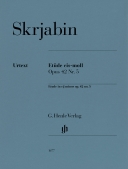 Cover for Etude C sharp Minor Op. 42 No. 5 : Henle Music Folios by Hal Leonard