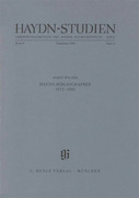 Cover for Haydn-Bibliographie 1973-1983 : Henle Periodicals by Hal Leonard