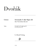 Cover for Serenade in E Major, Op. 22 : Henle Music Folios by Hal Leonard