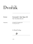 Cover for Serenade in E Major, Op. 22 : Henle Music Folios by Hal Leonard