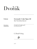 Cover for Serenade in E Major, Op. 22 : Henle Music Folios by Hal Leonard