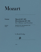 Cover for March K. 445 and Divertimento K. 334 : Henle Music Folios by Hal Leonard